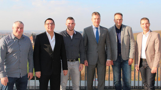 Der neue Vorstand des RBV Karlsruhe mit dem BBW-Vorsitzenden