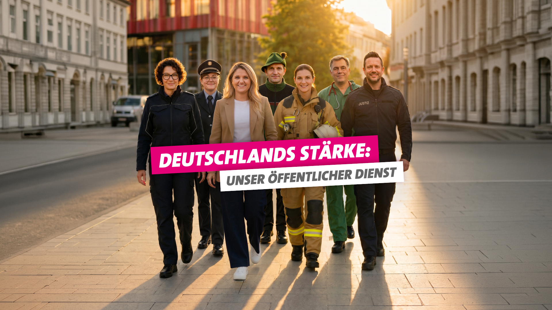 Beamte im öffentlichen Dienst stehen für vielfältige Aufgaben und Berufe